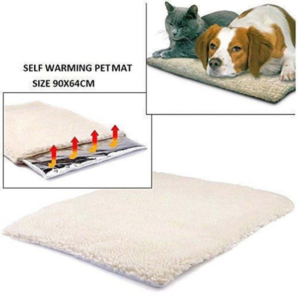 Self Heating Dog and Cat Mat, Thermal Heating Pet Pad