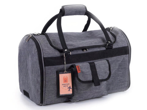 Grey Airline Cabin Approved Pet Carrier, On Board Jet Pet Carrier