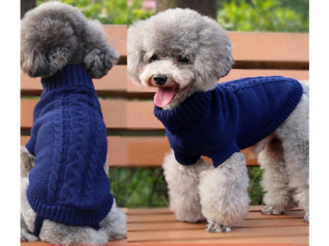 Chunky Knit Dog and Cat Sweaters, Knitted Pet Jumpers