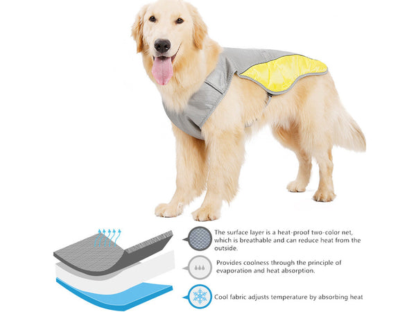 Cooling Dog Vest, Anti Heatstroke Dog Vest, Anti UV Dog Vest