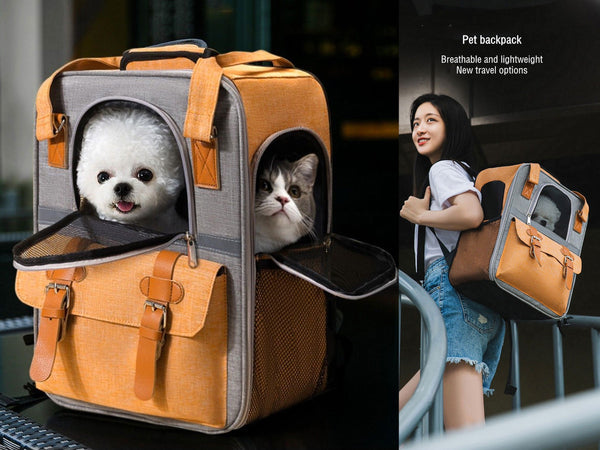 Cat Backpack, Cat Carrier Backpack, Pet Backpack, Breathable Cat Transporter