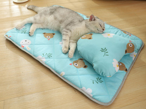 Summer Pet Sleeping Mat, Lightweight Cat Sleeping Pad