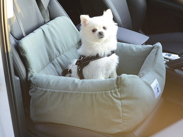 Washable Dog Car Seat, Dog Car Booster Seat, Pet Car Seat Transporter Carrier