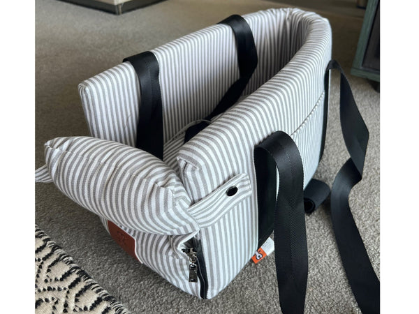 Car Booster Seat For Small Dogs, Dog Car Seat, Central Armrest Car Seat Cushion For Dogs