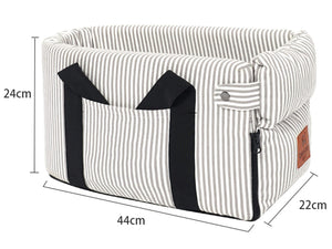 Car Booster Seat For Small Dogs, Dog Car Seat, Central Armrest Car Seat Cushion For Dogs