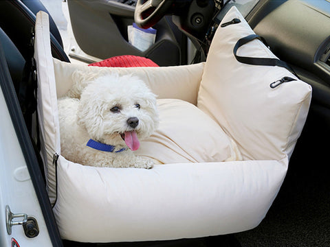 Washable Dog Car Seat Carrier, Dog Car Booster Seat, Dog and Cat Car Bed