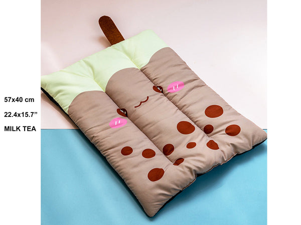 Summer Cooling Pet Pad, Summer Mat for Dogs and Cats, Coffee Shaped Summer Pet Sleeping Pads