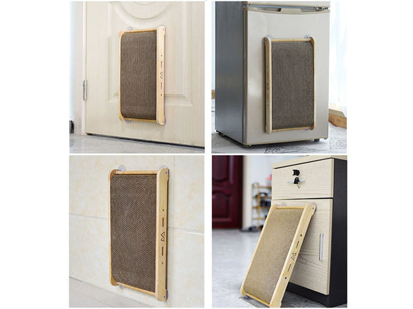 Corrugated Cat Scratcher Board, Cat Claw Sharpening Wall Mounted Board, Corrugated Card Cat Scratching Post