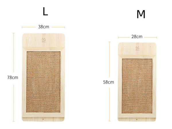 Cat Scratching Board in Solid Wood, Claw Sharpening Board For Cats, Cat Scratching Post